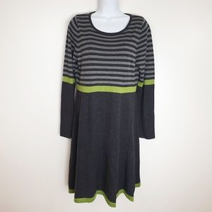 Eliza J Womens Size L Long Sleeve Sweater Dress